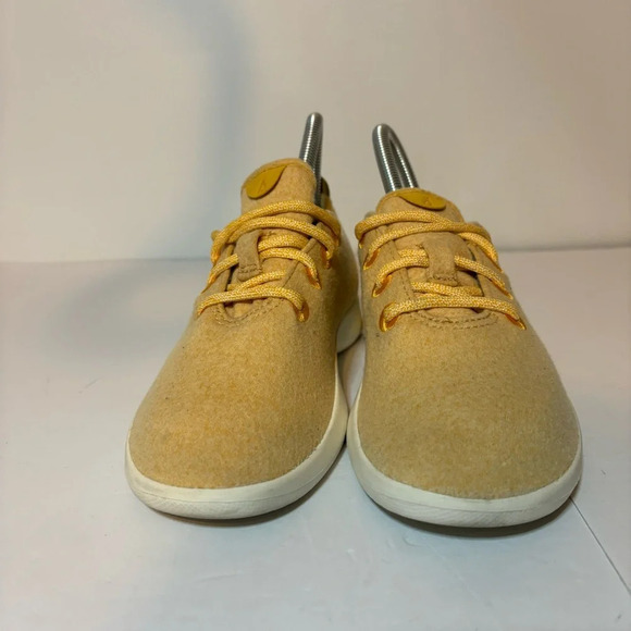 Allbirds Wool Runners WR Womens Sz 6 Shoes Yellow Wool Everyday Casual Sneakers - Picture 5 of 9